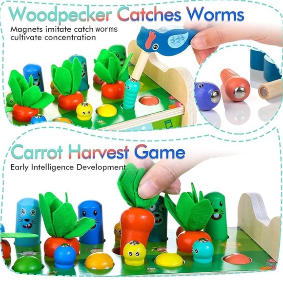 6 in 1 Wooden Montessori Toy - Picture 6 of 7